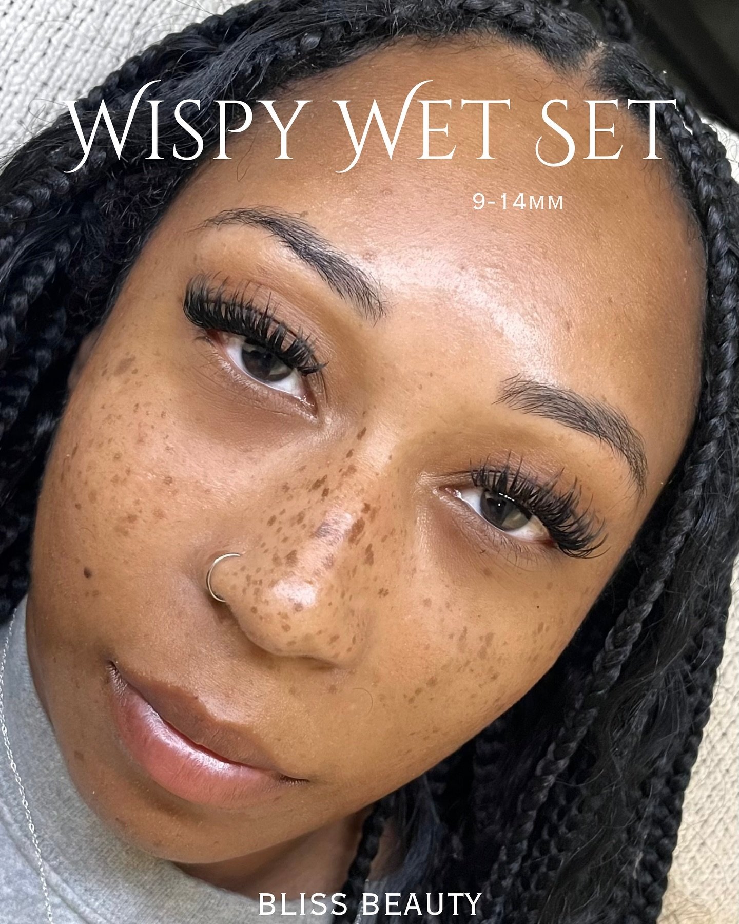 Wispy Wet Set ✨🤩

Ready to enhance your natural beauty? Book your appointment today at www.blissbeautycincy.com!

#cincinnatilashes #cincylashes #cincinnatilashextensions #cincinnatiesthetician