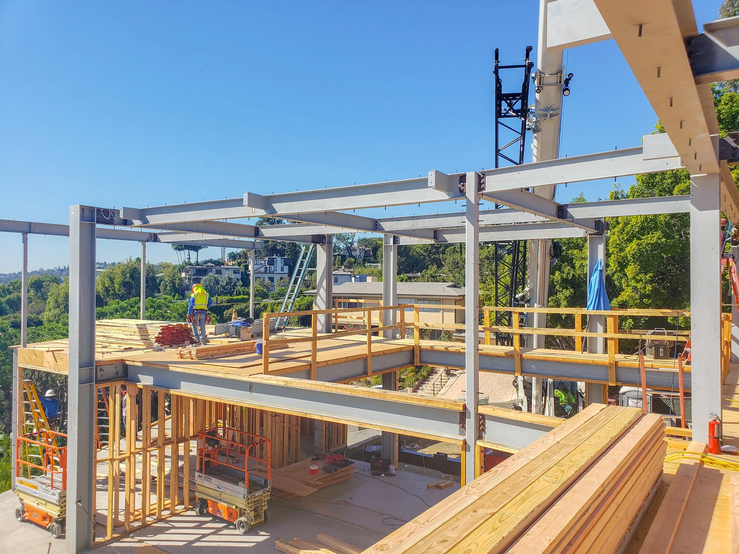 Laurel Structure — SARK Inc. │Strutural Steel Fabrication│Installation