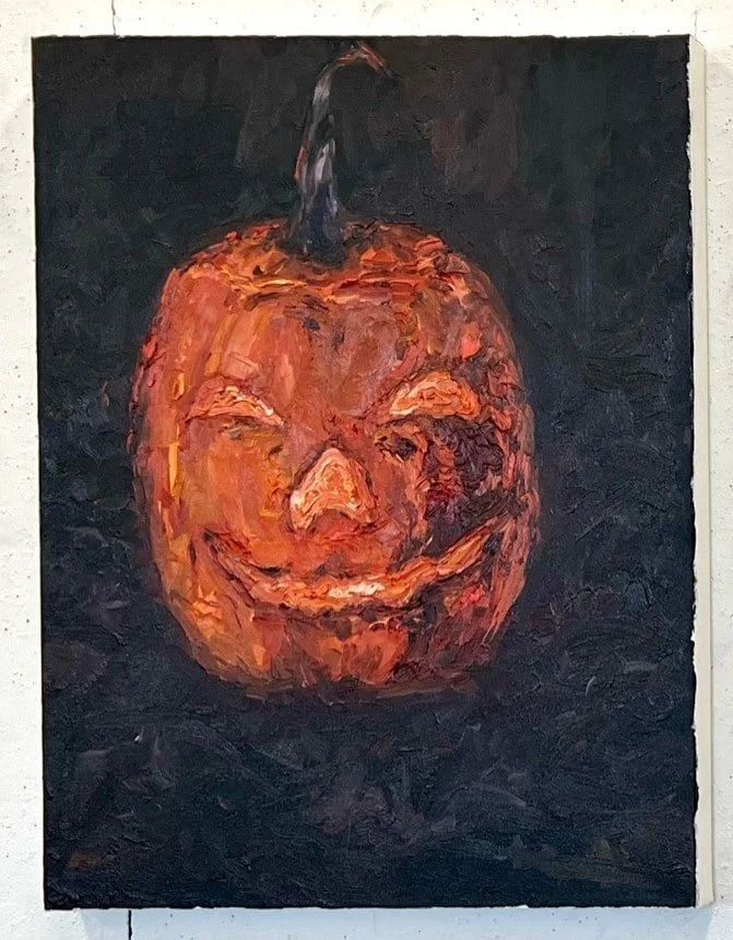 Burt, January 2023, oil on canvas, 24"x18"