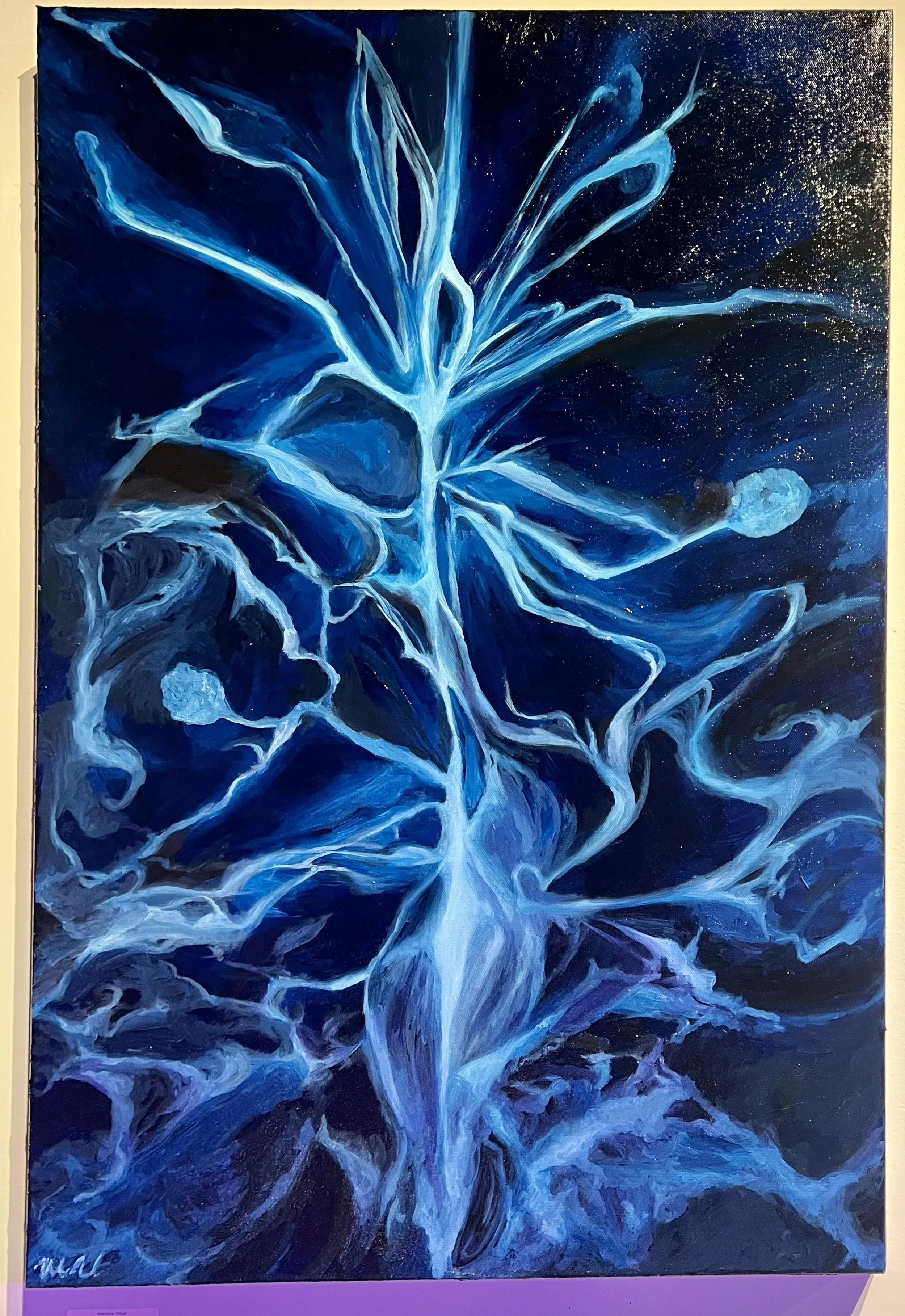 The Cosmos, Date: 2026, Dimensions: 30" X 24", Medium: Oil on canvas.