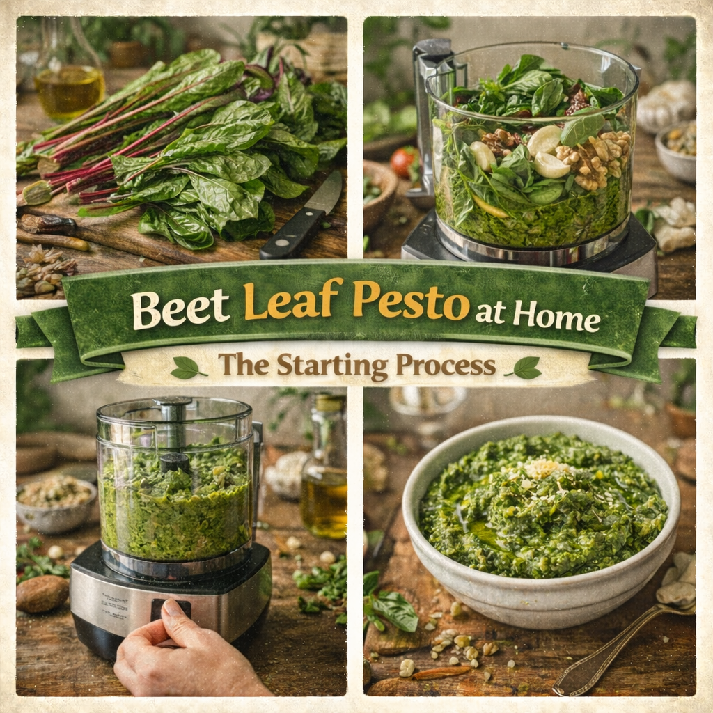 How to Make - Beet Leaf Pesto