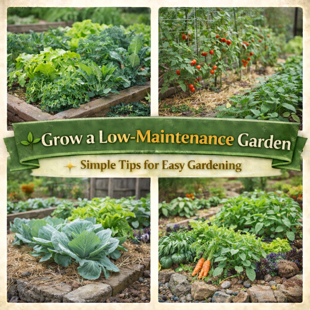 How to Grow a Low-Maintenance Garden (Without All the Hassle!)