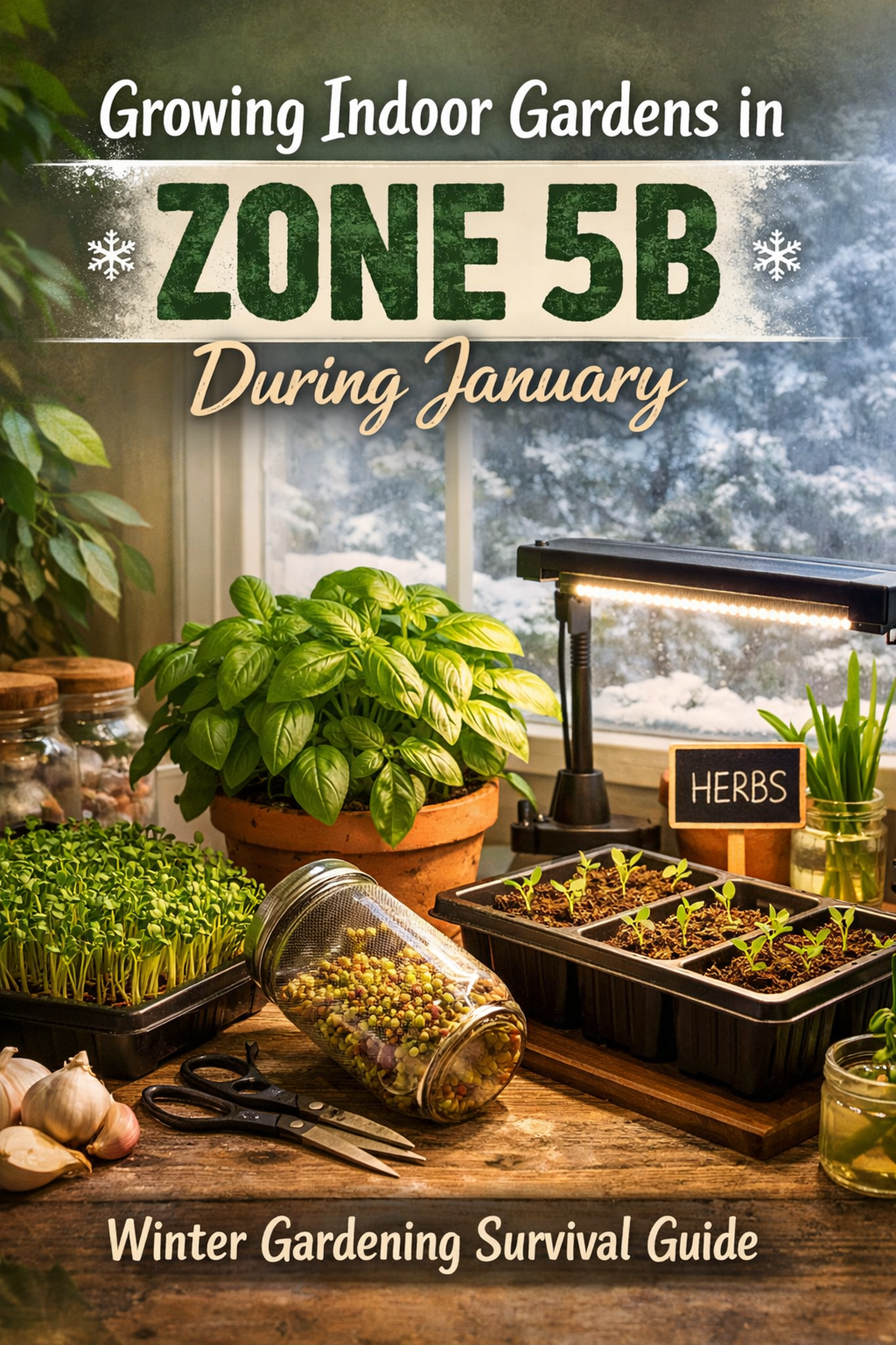 Indoor Gardens in Zone 5B During January | Winter Survival Guide | MattTheGardenGuy