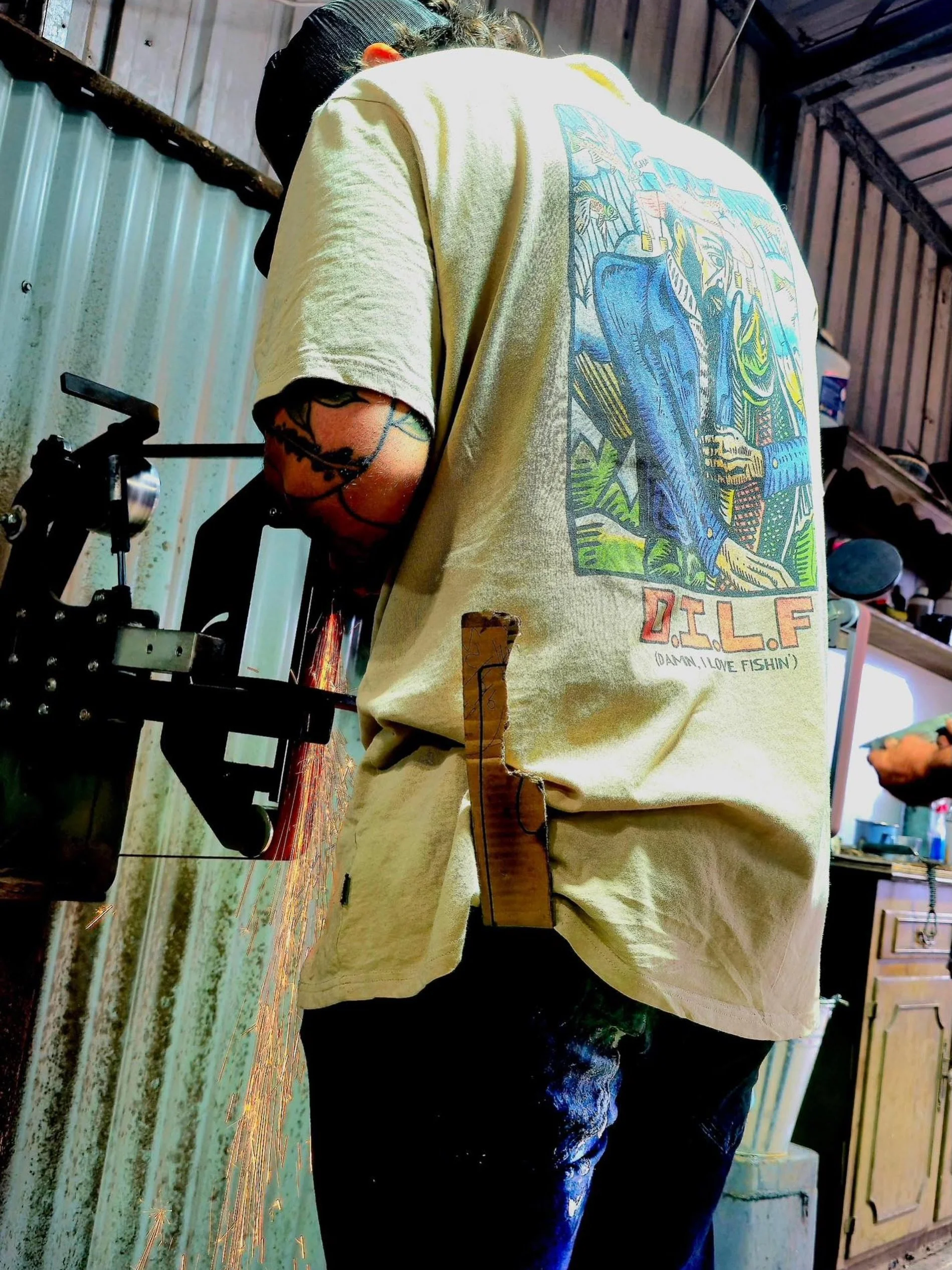 There is a very specific type of man who gets handed a hammer, stands beside a forge, and immediately becomes 12 years old again.

We love that man.

Send him to us.