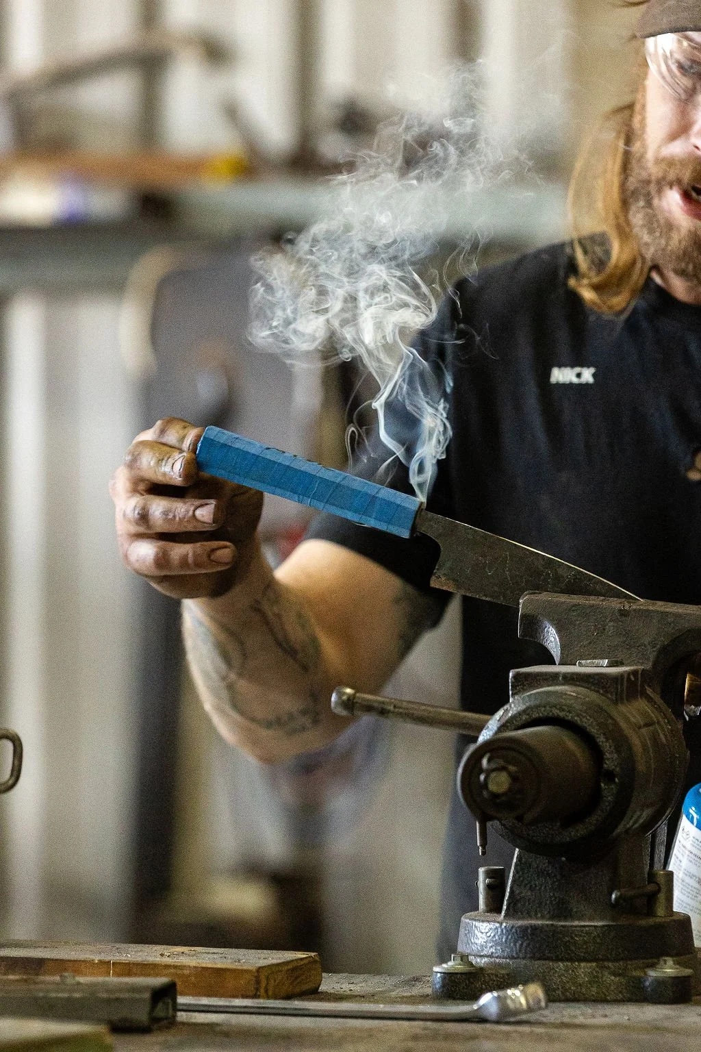 BEGINNER BLACKSMITH WORKSHOP: Japanese Style Chef's Knife (One Day)