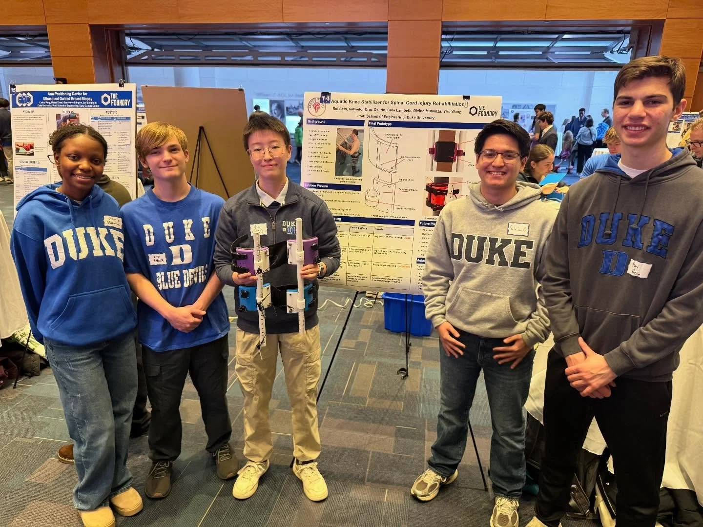 Thank you to the Duke first-year engineering students for partnering with Innovative OT Solutions to help our client work toward his goal of standing during aquatic therapy.

You are truly making an impact on the lives of others, and it is so rewardi