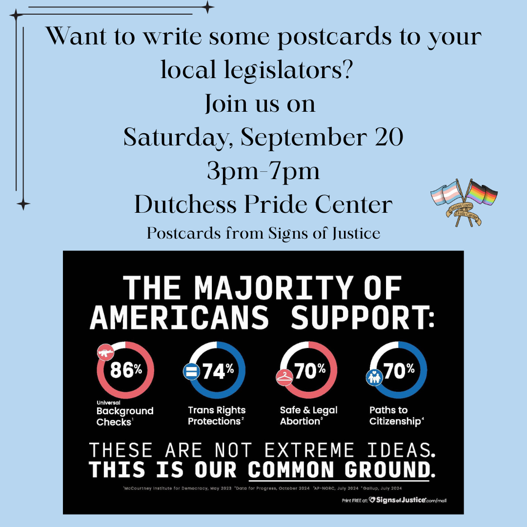 Write a postcard to your legislator
