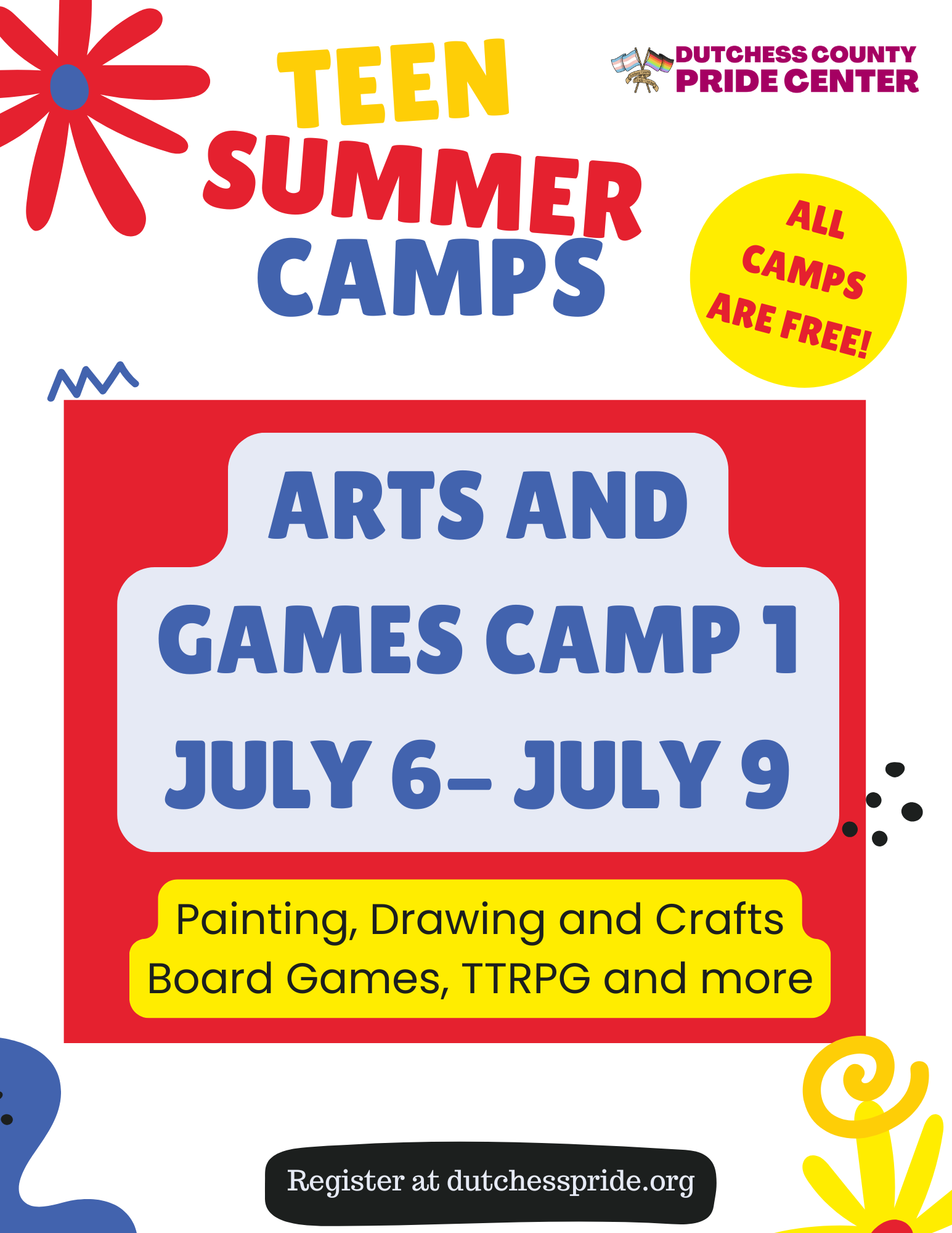 Teen Summer Camp - Arts and Games Camp 1