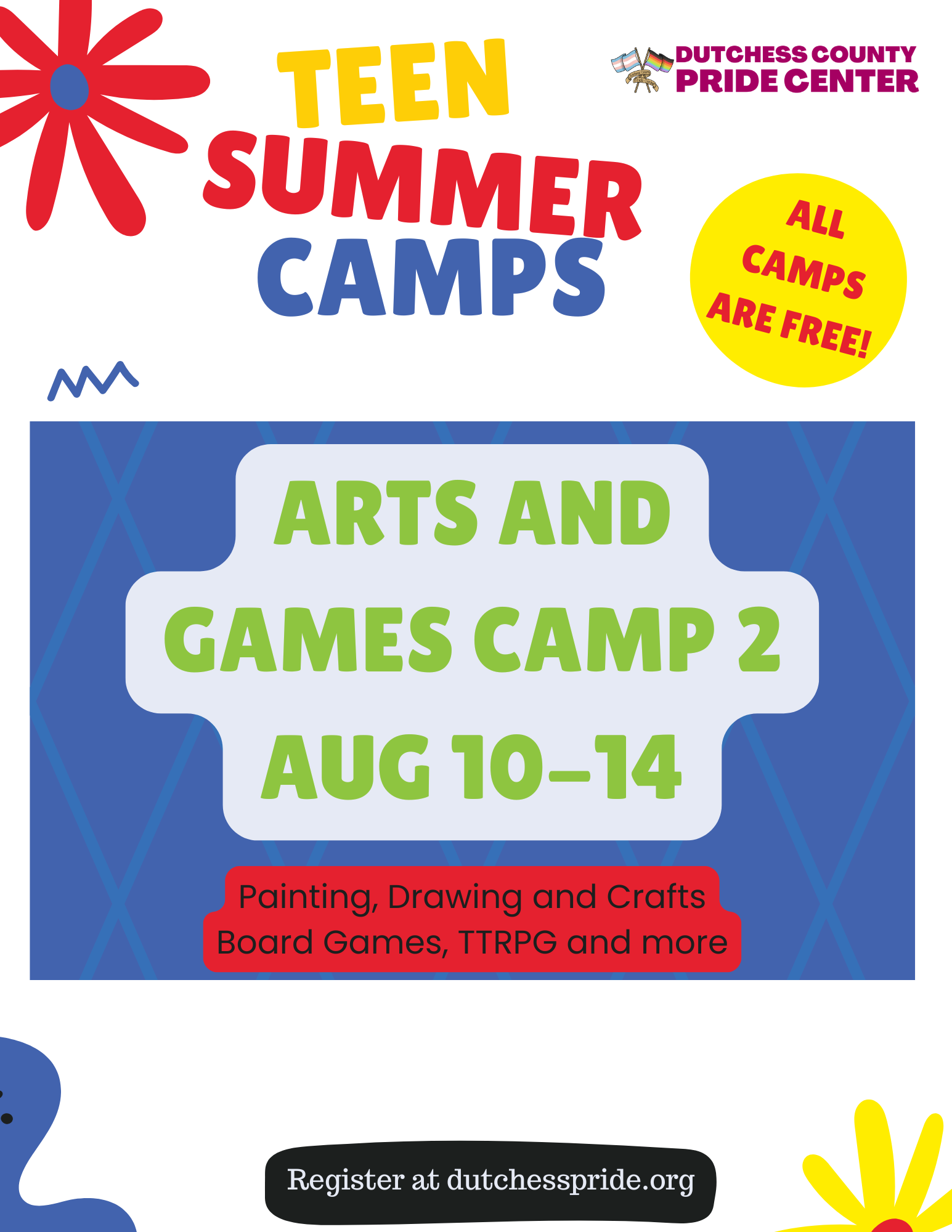 Teen Summer Camp - Arts and Games Camp 2