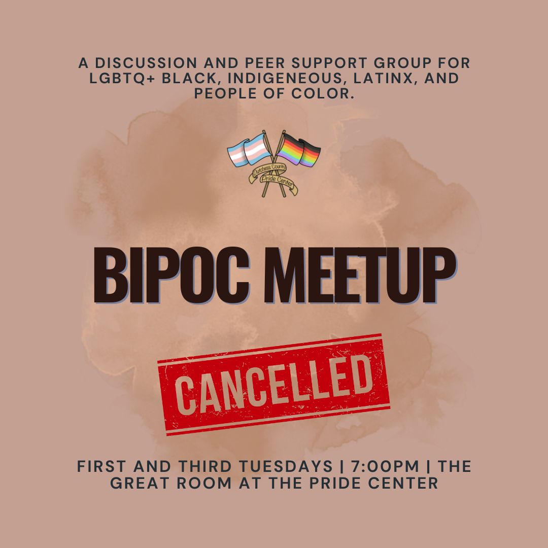 BIPOC Meetup Cancelled