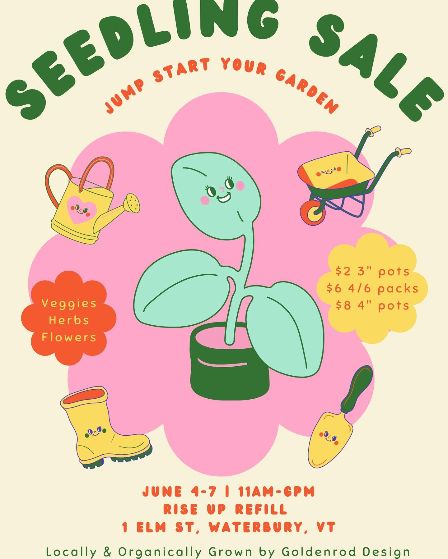 Truck&rsquo;s loaded up for the Seedling Sale at @riseuprefill 

Harvest and enjoy your own fresh, organic food and flowers by planting locally-grown, vigorous seedlings.

Choose from a variety of easy-to-grow veggie, herb, and flower plant starts to