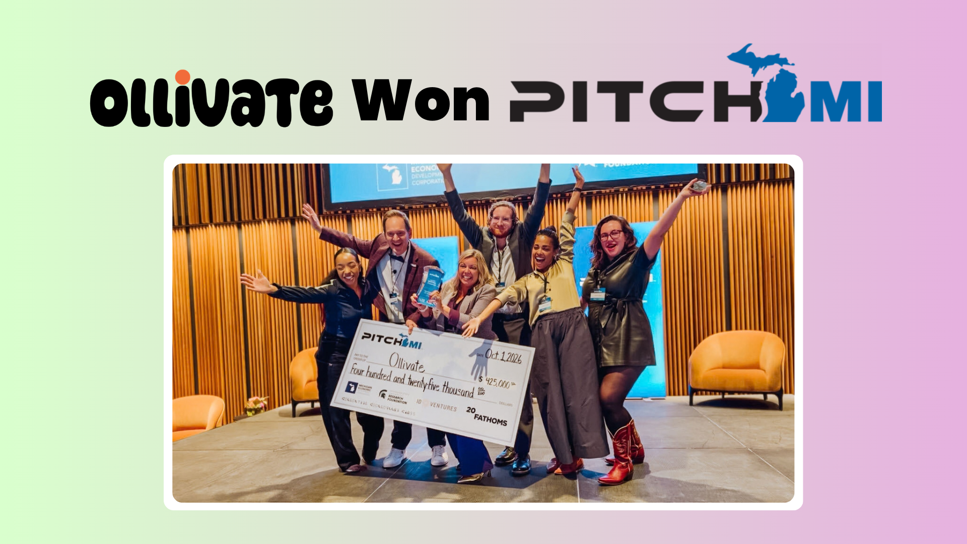 Detroit Healthcare Startup Ollivate Wins $425,000 at PitchMI