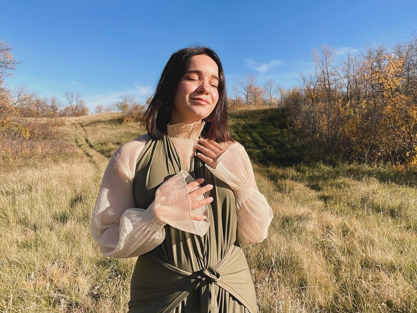 This time of year always settles me back into the bones of myself. I know it has something to do with being born in October. Not that we all love the season we were born into, but for me, I love when the leaves grieve their green bodies, slip off the