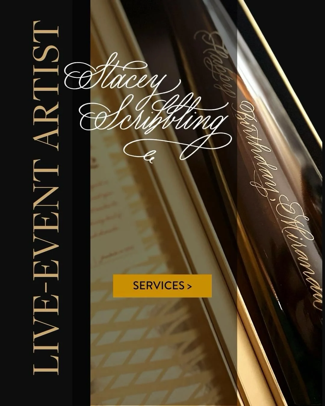 Live calligraphy and on-site personalization for corporate events, brand activations, and VIP experiences.

I&rsquo;m Stacey, a professional calligrapher partnering with brands, agencies, and event teams to create guest experiences that feel consider