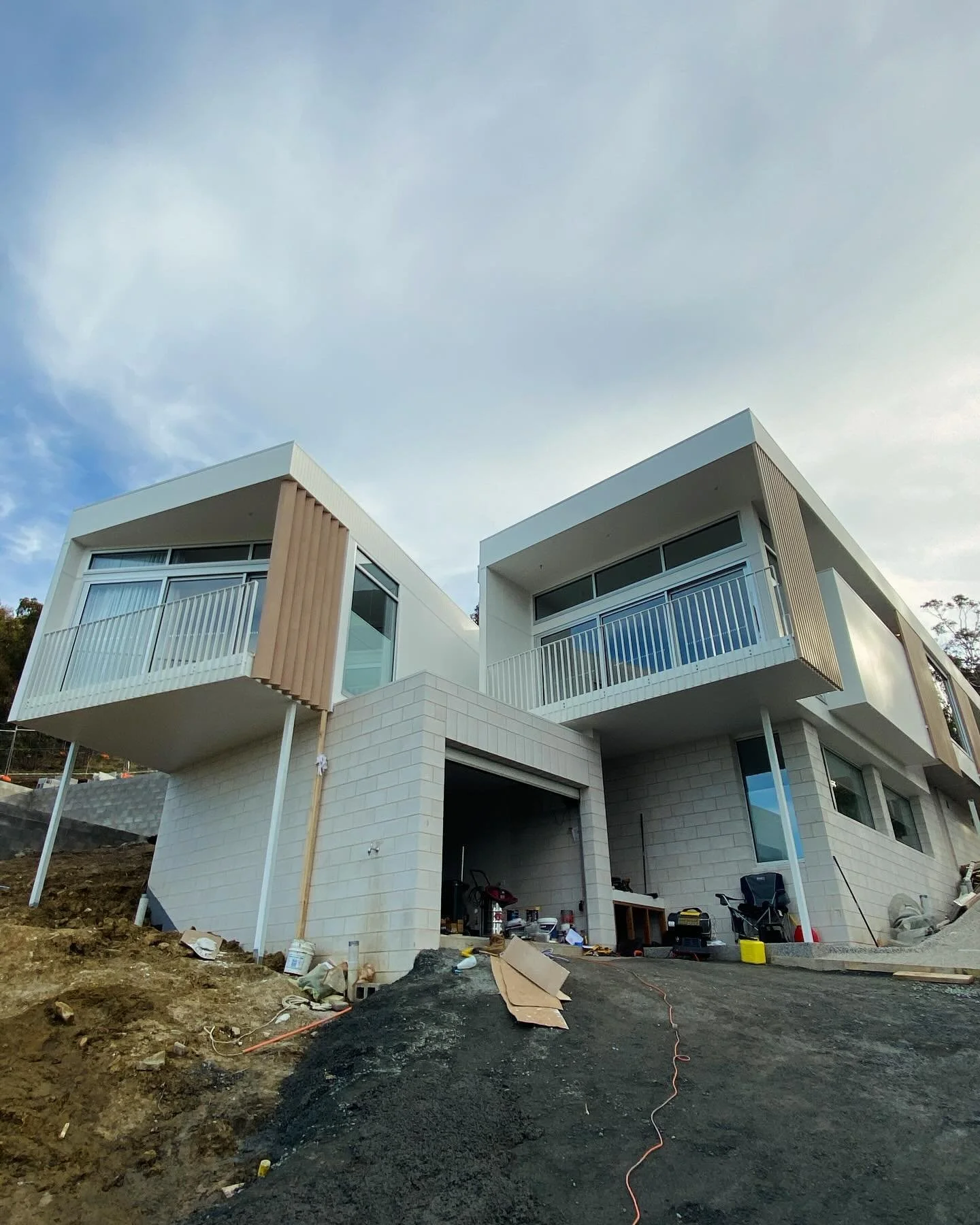 Throw back to being a part of cladding this project in Hobart with Merlin constructions.