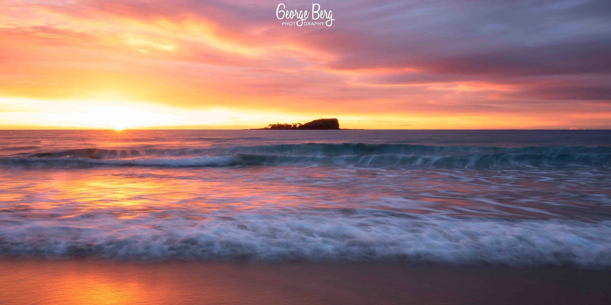 Mudjimba Beach Sunrise Pano