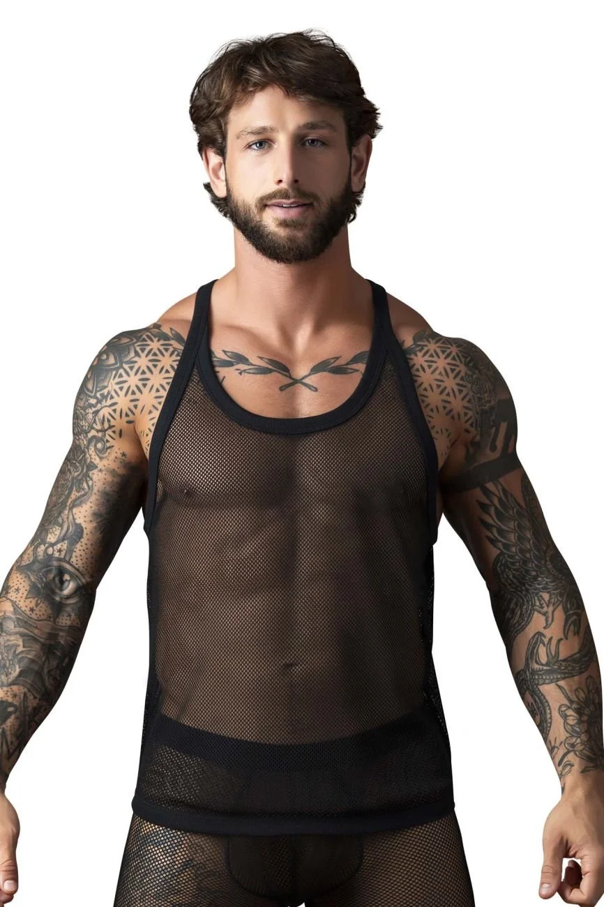 Male Power Fishnet 2 Tank Top