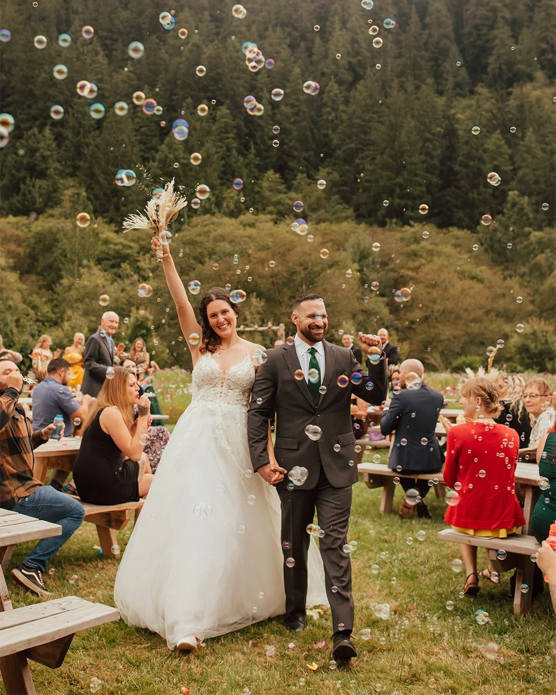 About today...we really do live in the most beautiful place... @hydrangea.ranch in Tillamook is a shining example of why I feel that way. Put a couple humans in love, their friends, family, and pups in the middle of it all...and voila...you have the 