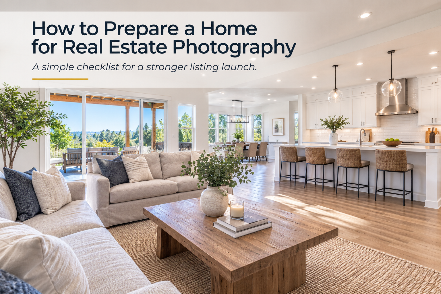 How to Prepare a Home for Real Estate Photography