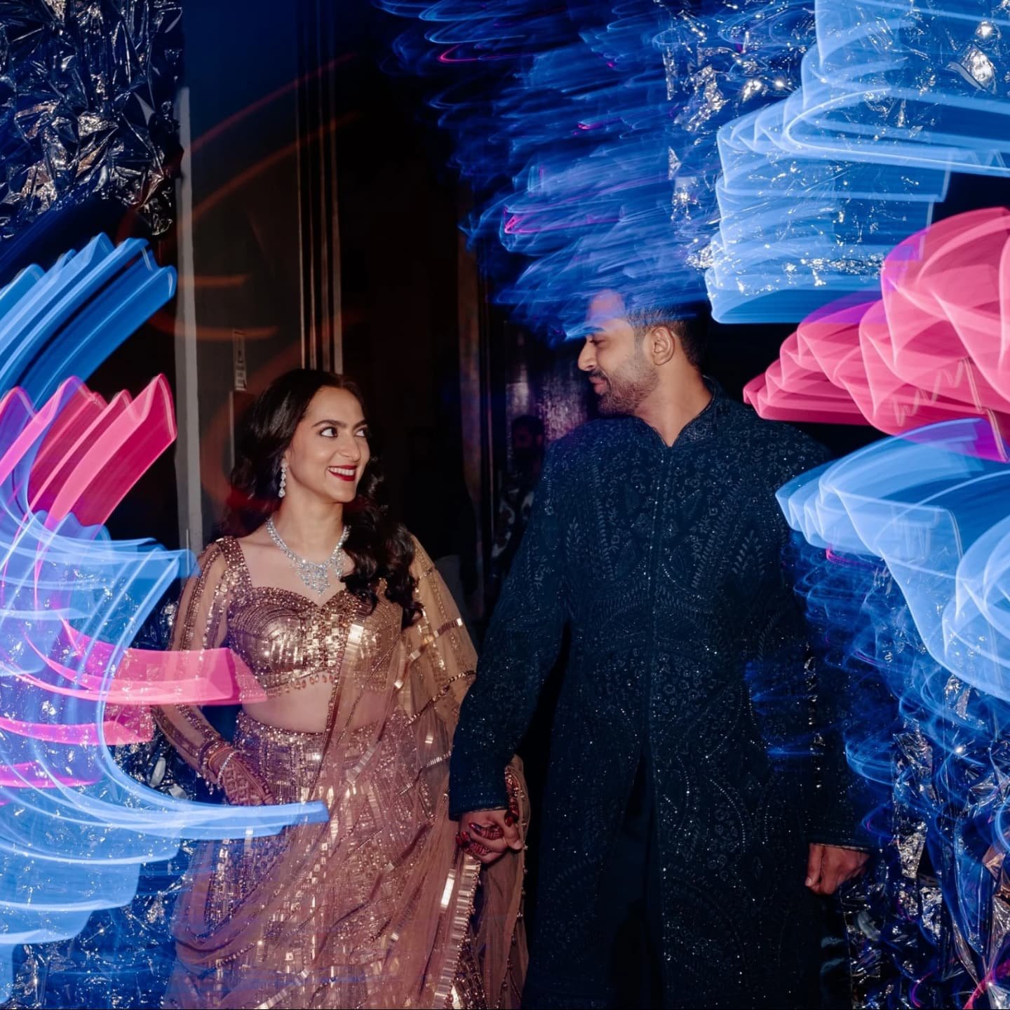 Every beat, every step, every smile&mdash;Ravi &amp; Rishika&rsquo;s cocktail and sangeet was a symphony of love and happiness. 🥂💃 Let&rsquo;s raise a toast to moments that matter and memories that linger. ✨❤️ 
.
.
.
.
.
#EngagementCeremony #Sangee