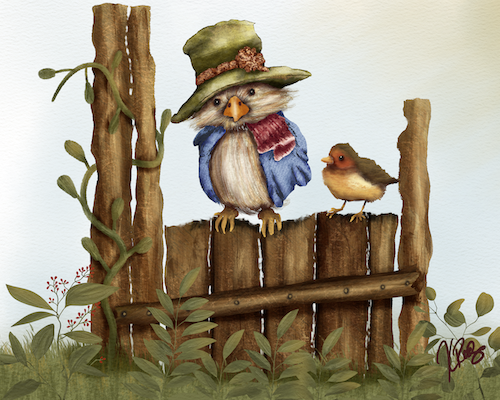 Birds on a fence.png
