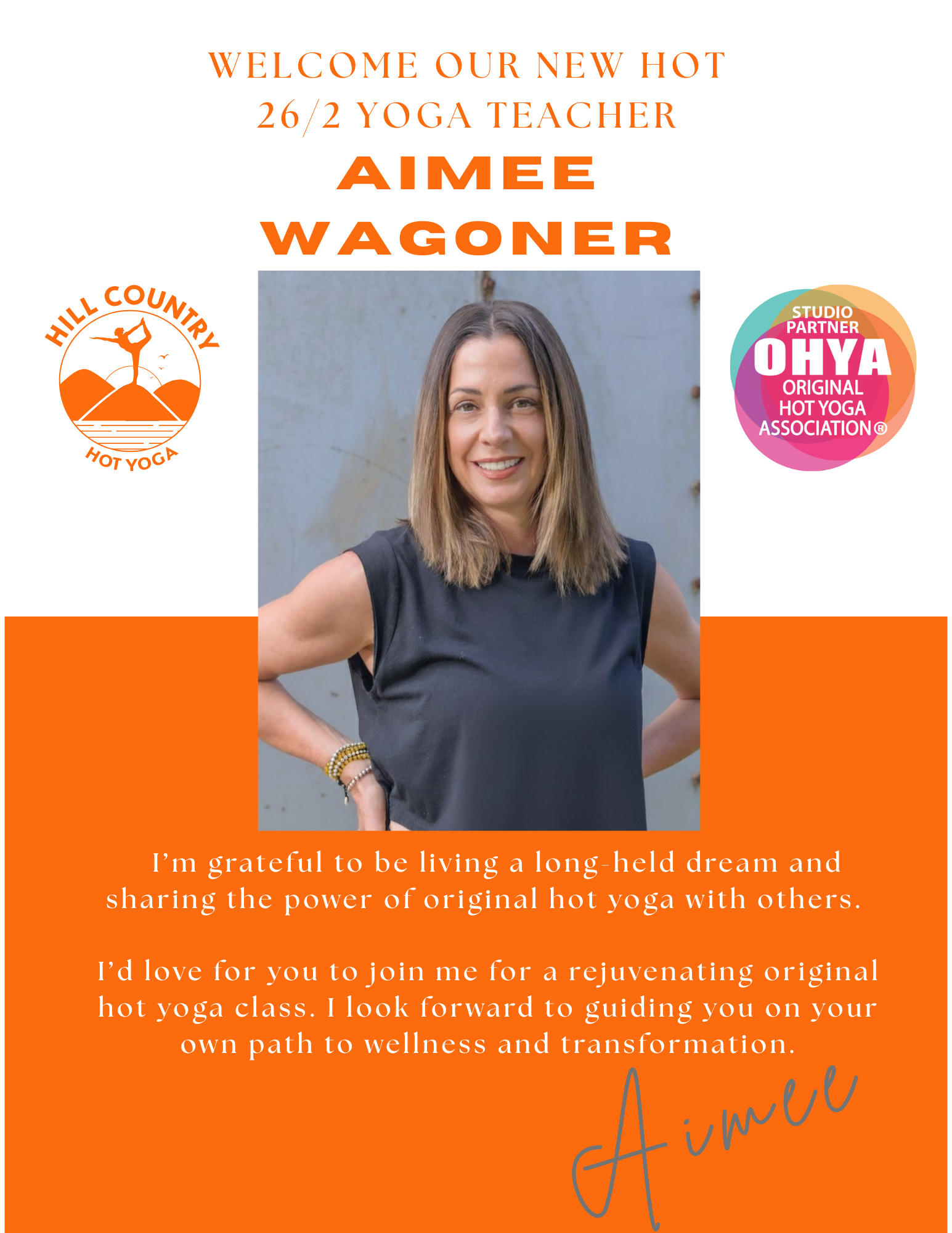 New Teacher Feature Aimee Wagoner