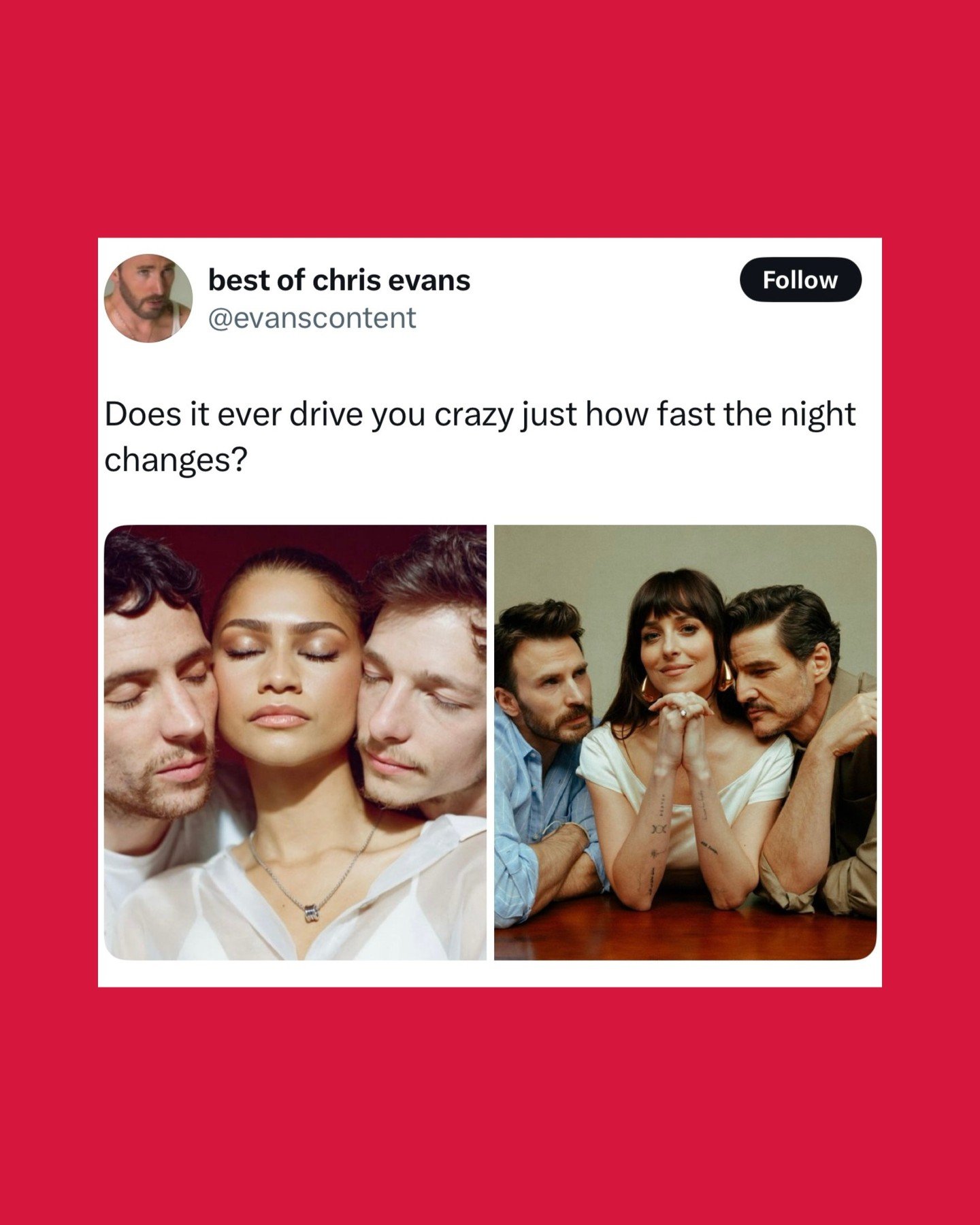 still thinking about ✨ them ✨

#materialists #chrisevans #pedropascal #dakotajohnson #a24 #fyp #films #movies