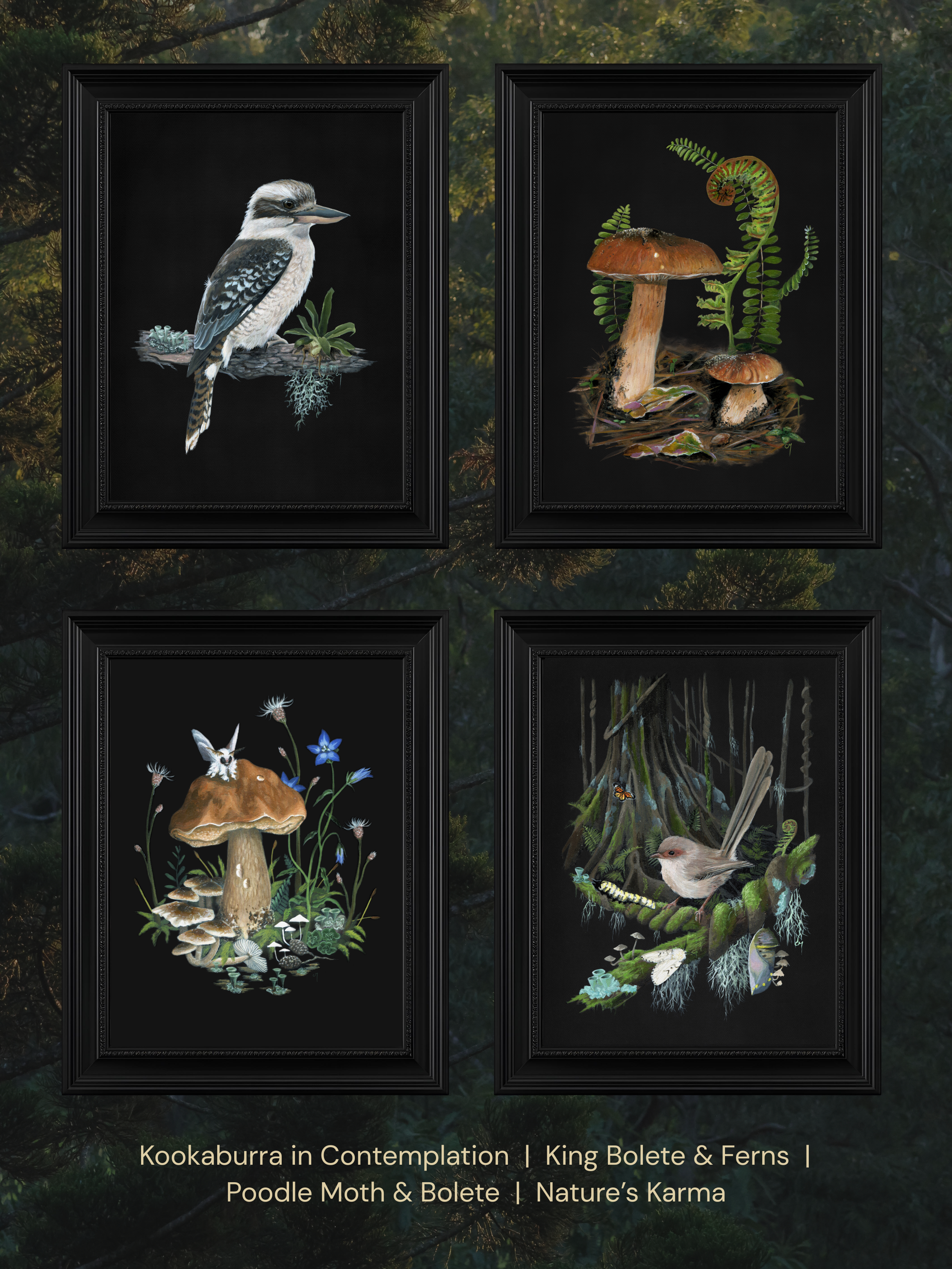 Choice of wildlife prints - 4 framed pieces, page 4