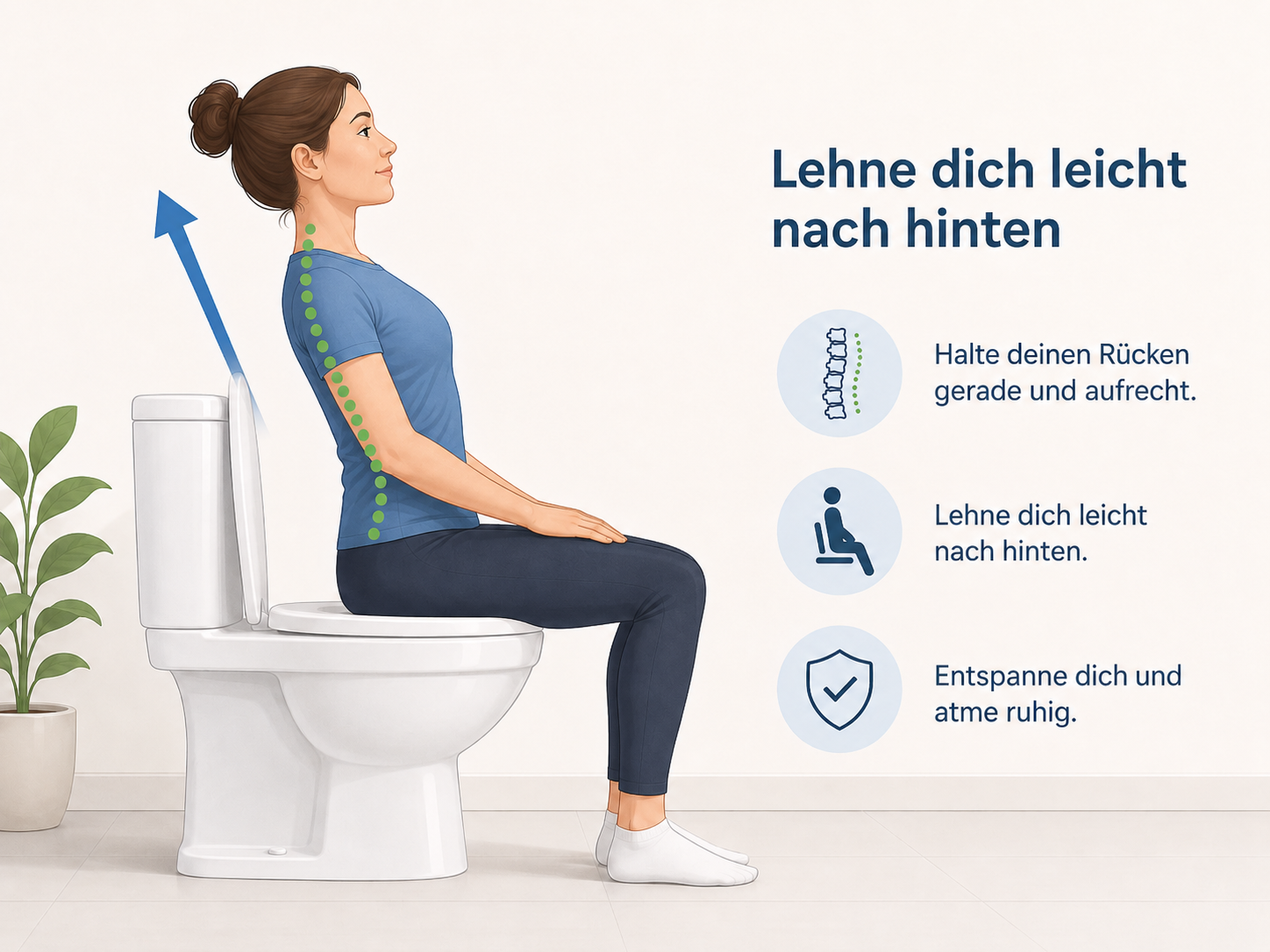 Alternative Sitzhaltung