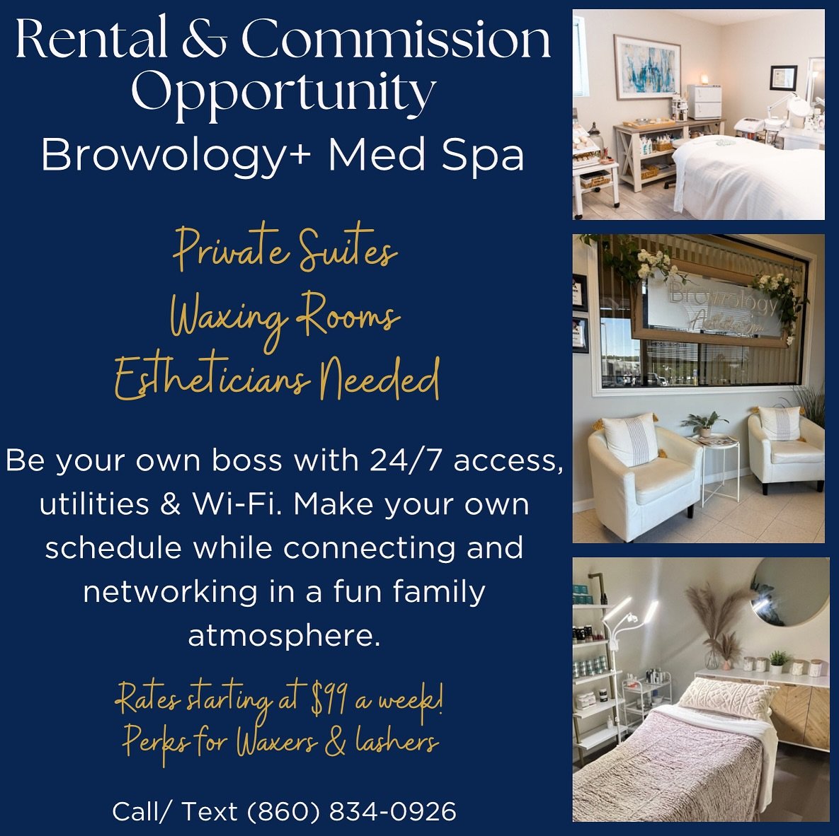 We have an opening!!! If you&rsquo;d like to be part of a pretty cool team, DM or text us. Possible commission opportunity for an esthi/ lash services person. #ctspa #ctesthetician #ctlashtech #lashesinct