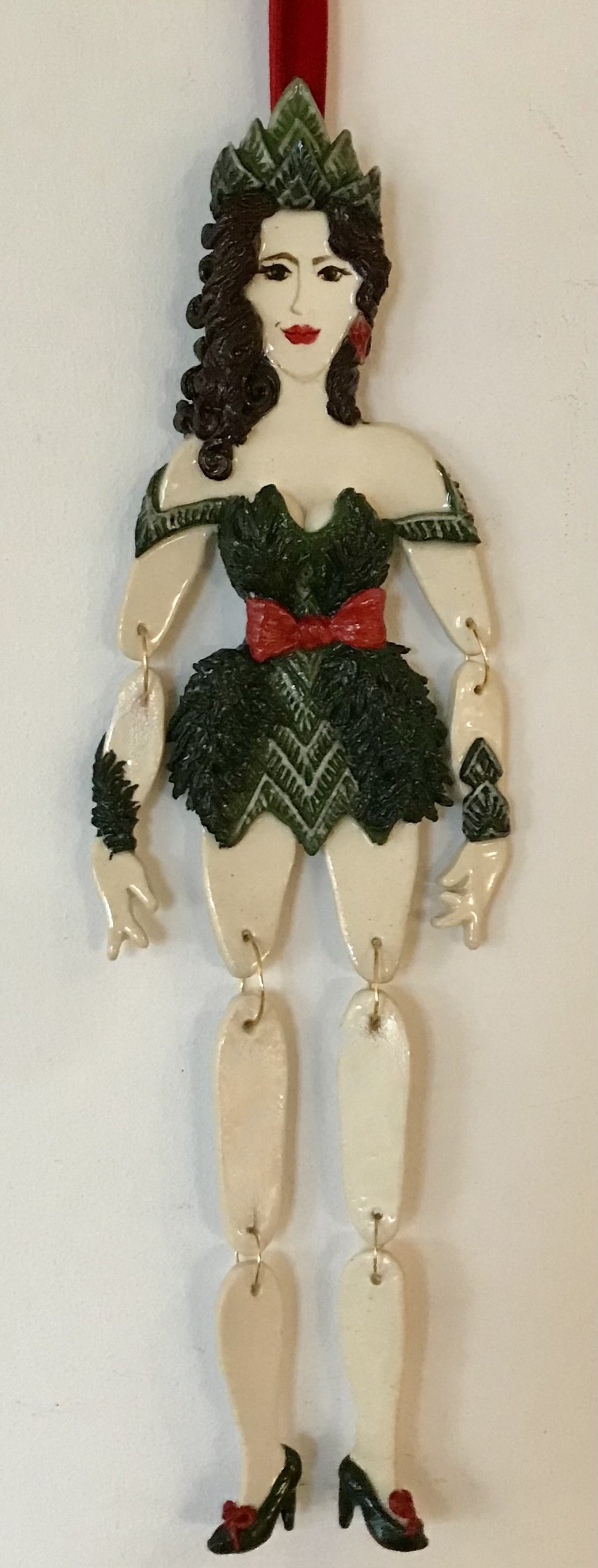 'Spruced-Up'
Cornish stoneware ceramic, sculpted and decorated by hand with patterns resembling evergreen foliage. 33cm tall.