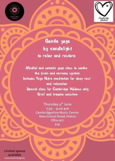 Gentle candlelight yoga