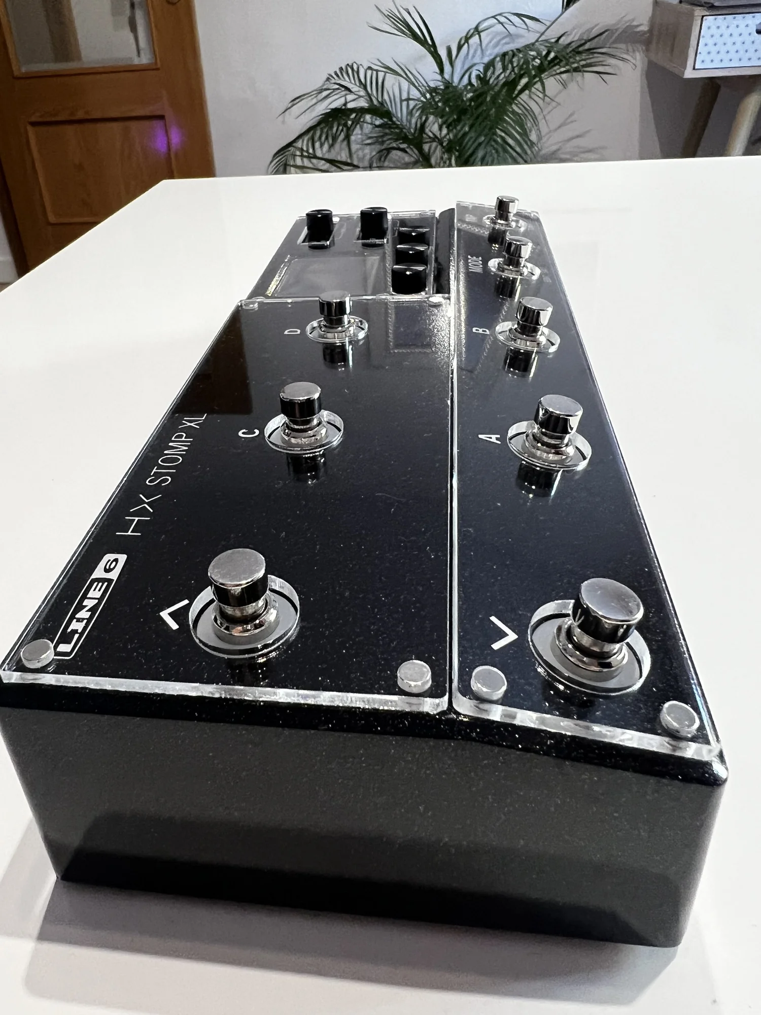 Protector acrílico - HX Stomp XL Line 6 — www.acrilicospedaleras.com