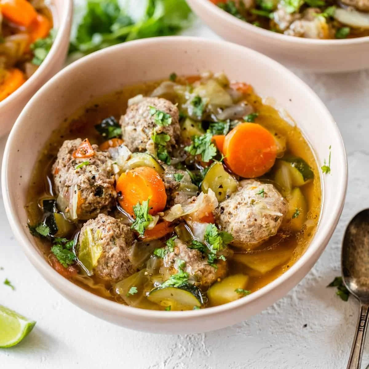 Meatball soup