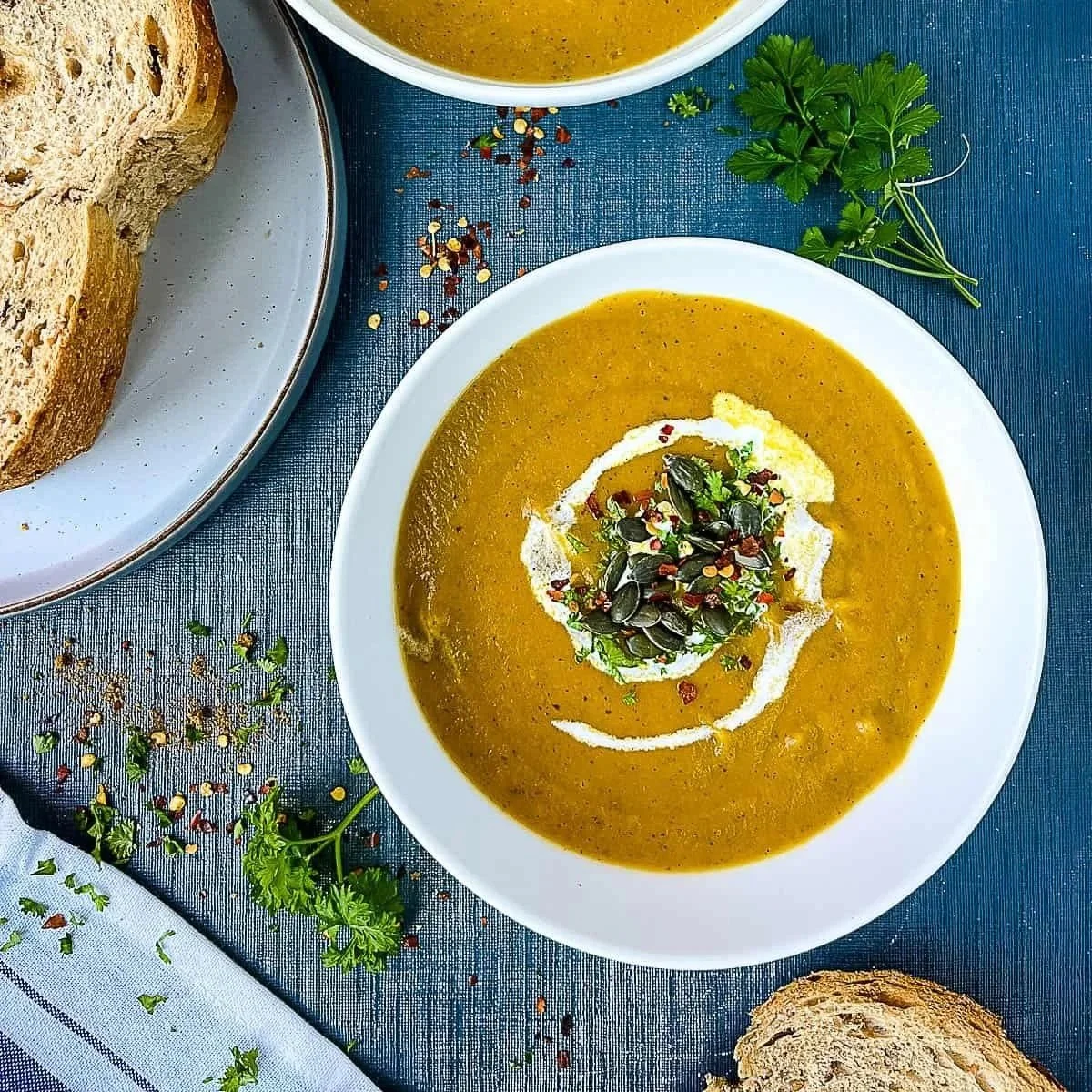Courgette, Carrot and Potato Cream Soup
