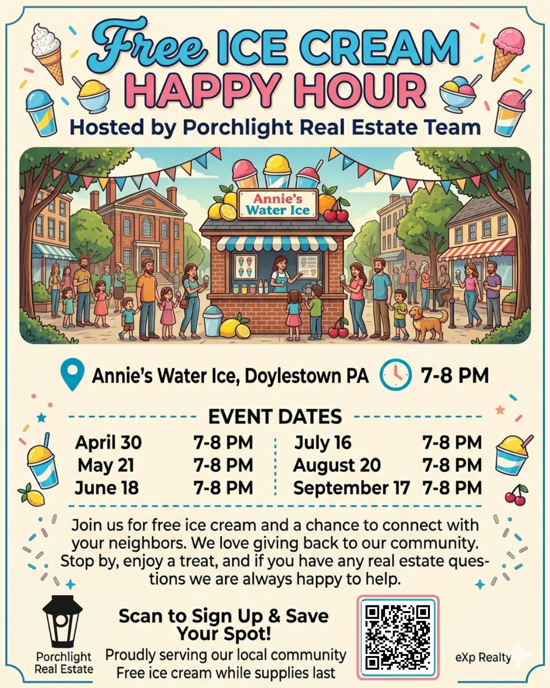 Free Annie’s Water Ice