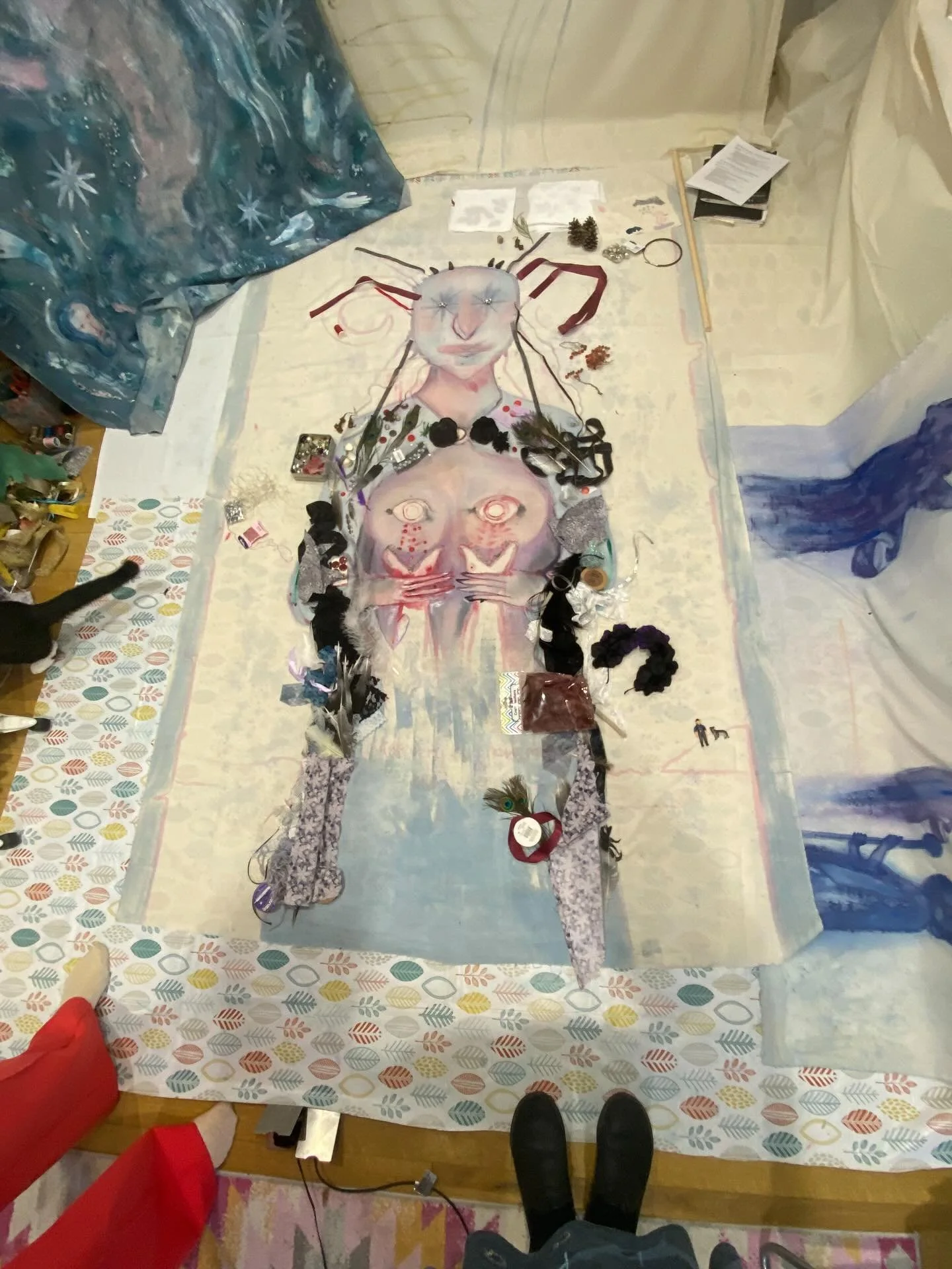 Lovely chat with @tracysatchwillstudio today