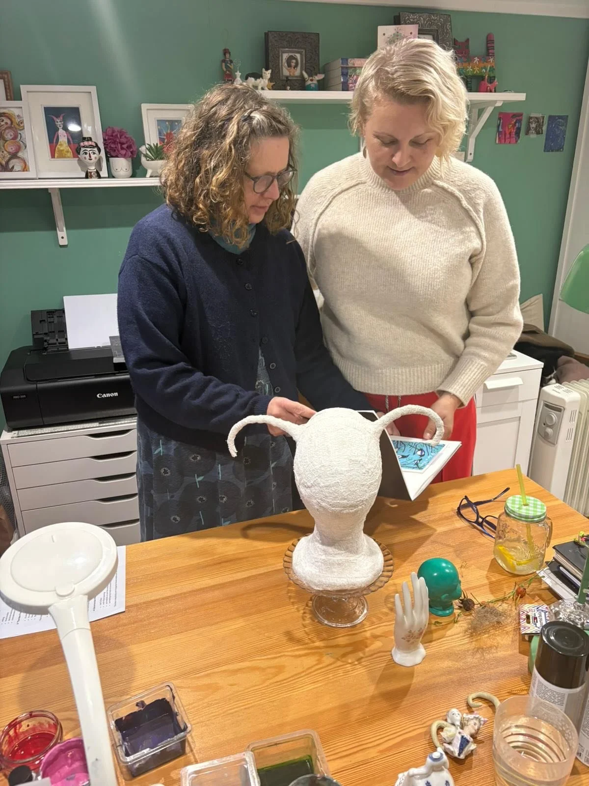 I think I&rsquo;m a natural mentor - I&rsquo;ve been teaching workshops and post 16 students for over thirty years - but that&rsquo;s not quite the same as mentoring&hellip;
I enjoy listening to artist friends talk about their ideas and their work. I