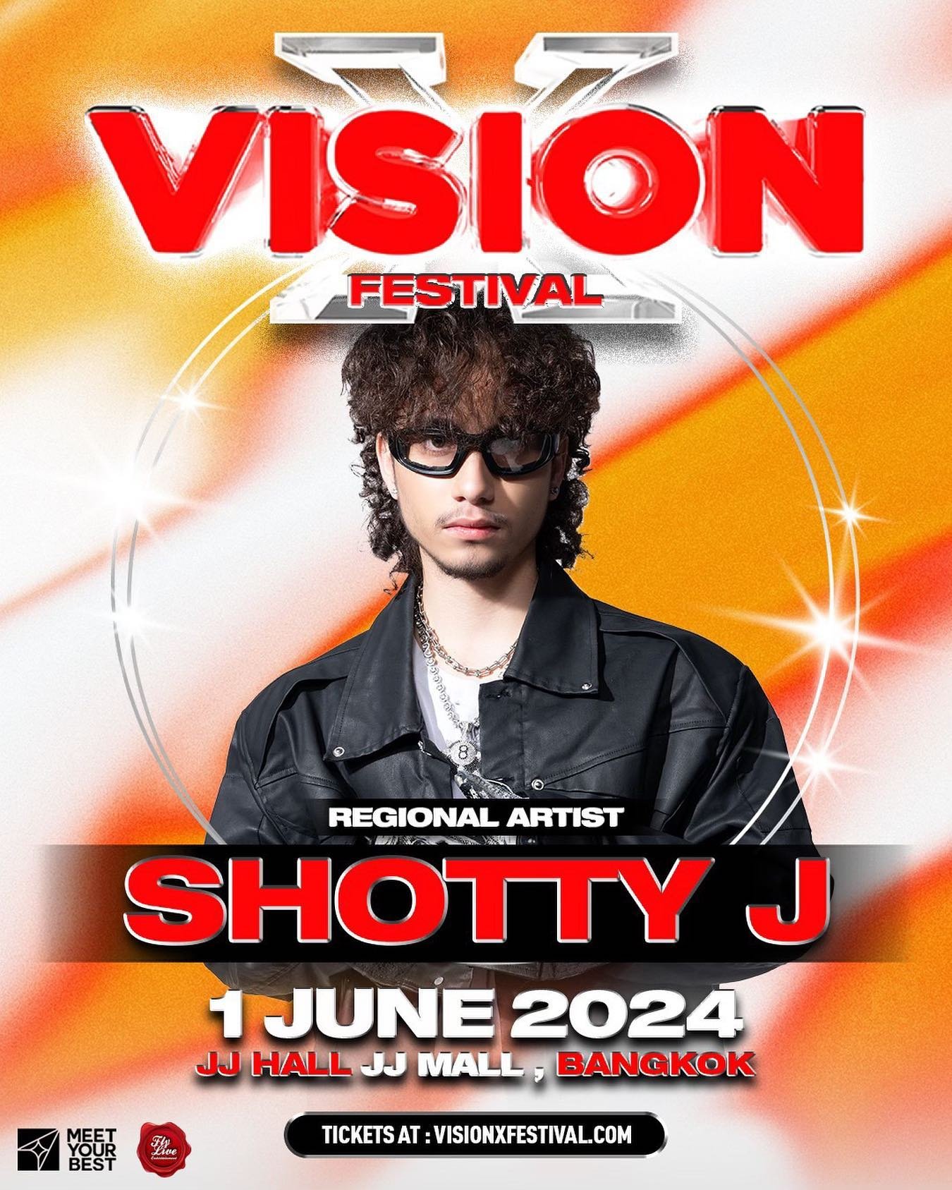 WELCOME SHOTTY J 🇹🇭🔥
ANOTHER THAI ARTIST FROM HYPE TRAIN 🚂💨

ยินดีต้อนรับศิลปินไทยอีกคนที่บนงาน VISION X เฟสติวัล 🇹🇭🔥
&lsquo;SHOTTY J&rsquo; จากค่าย HYPE TRAIN 🚂💨

TIER 2 TICKETS OPEN NOW 👇

Get tickets now 👉🏼 visionxfestival.com

DATE -