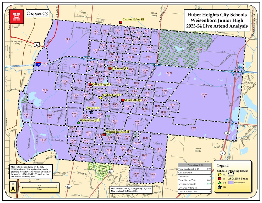 Project Maps — Huber Heights City Schools Redistricting Project 2024