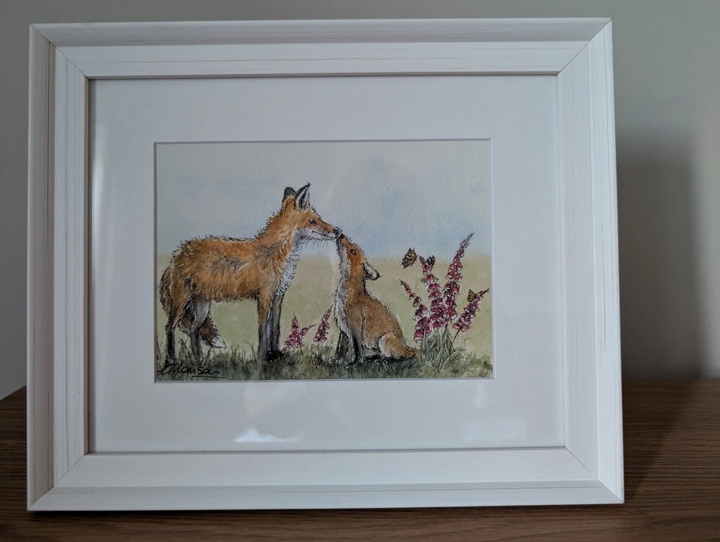 Amber Coats and Crimson Bells framed.jpg