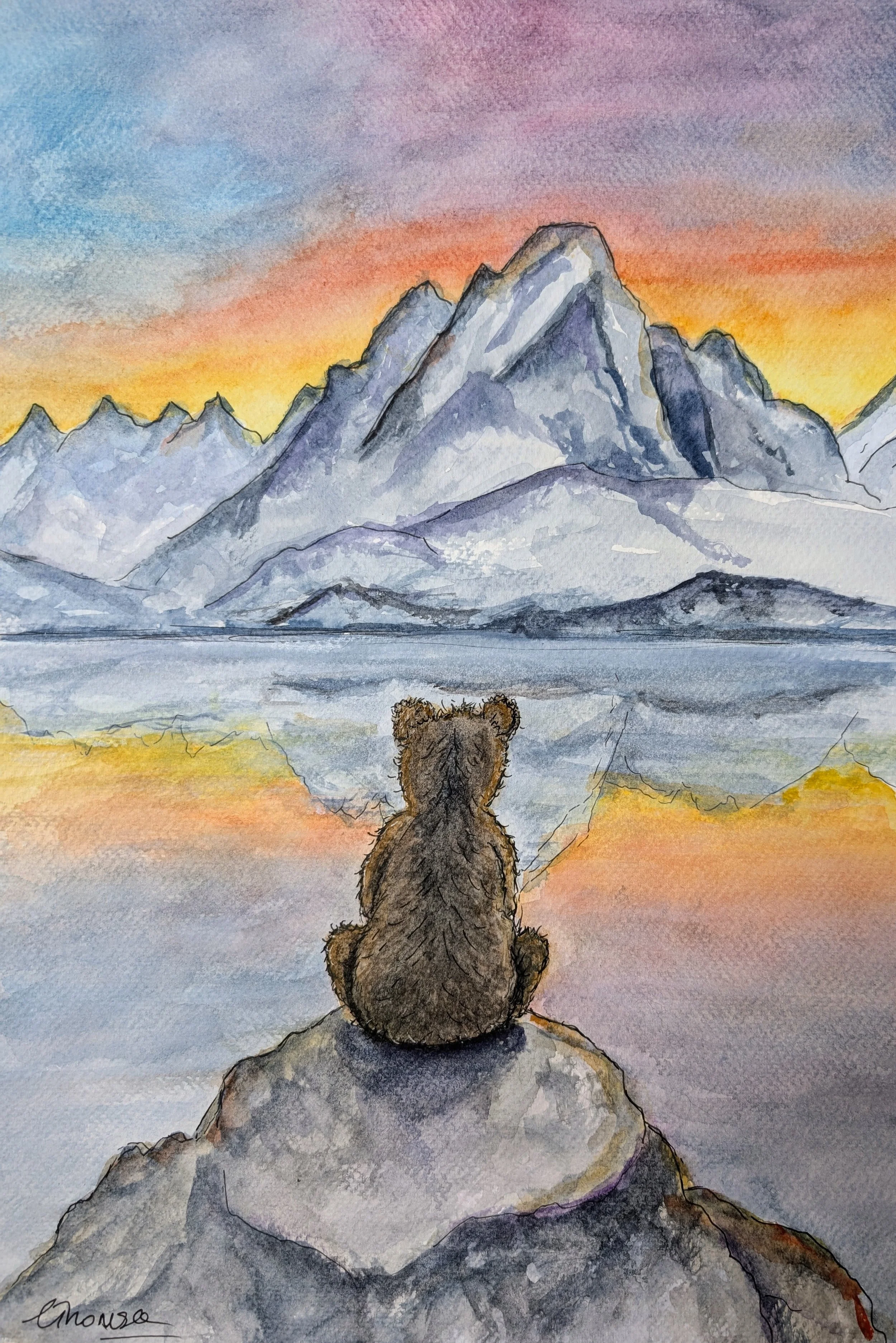 Just Breathe (A3 image)