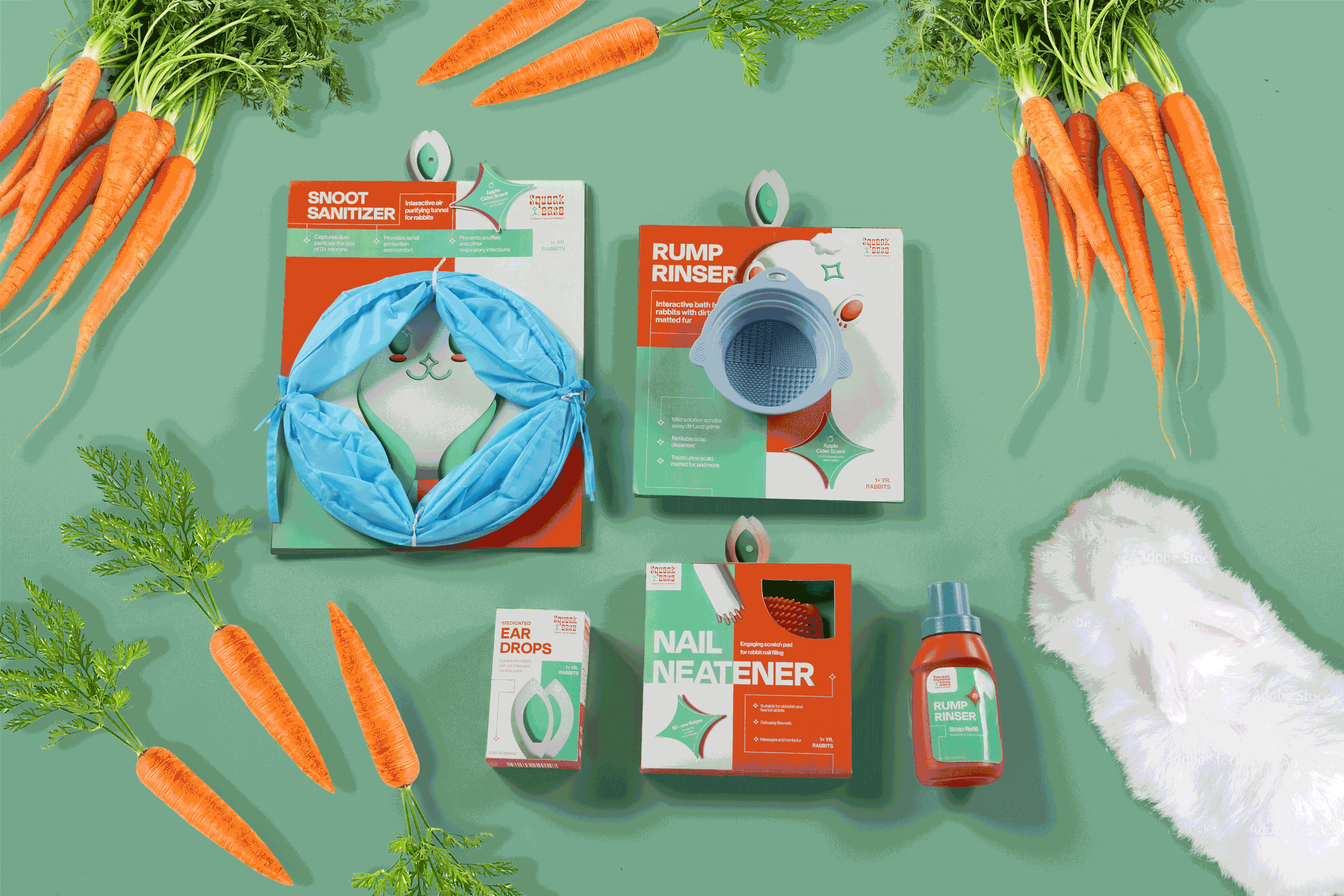 SQUEAKEASE - Packaging