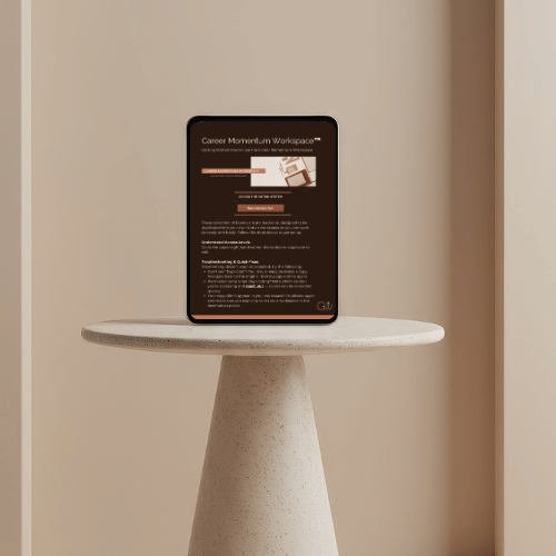 Career Momentum Workspace™