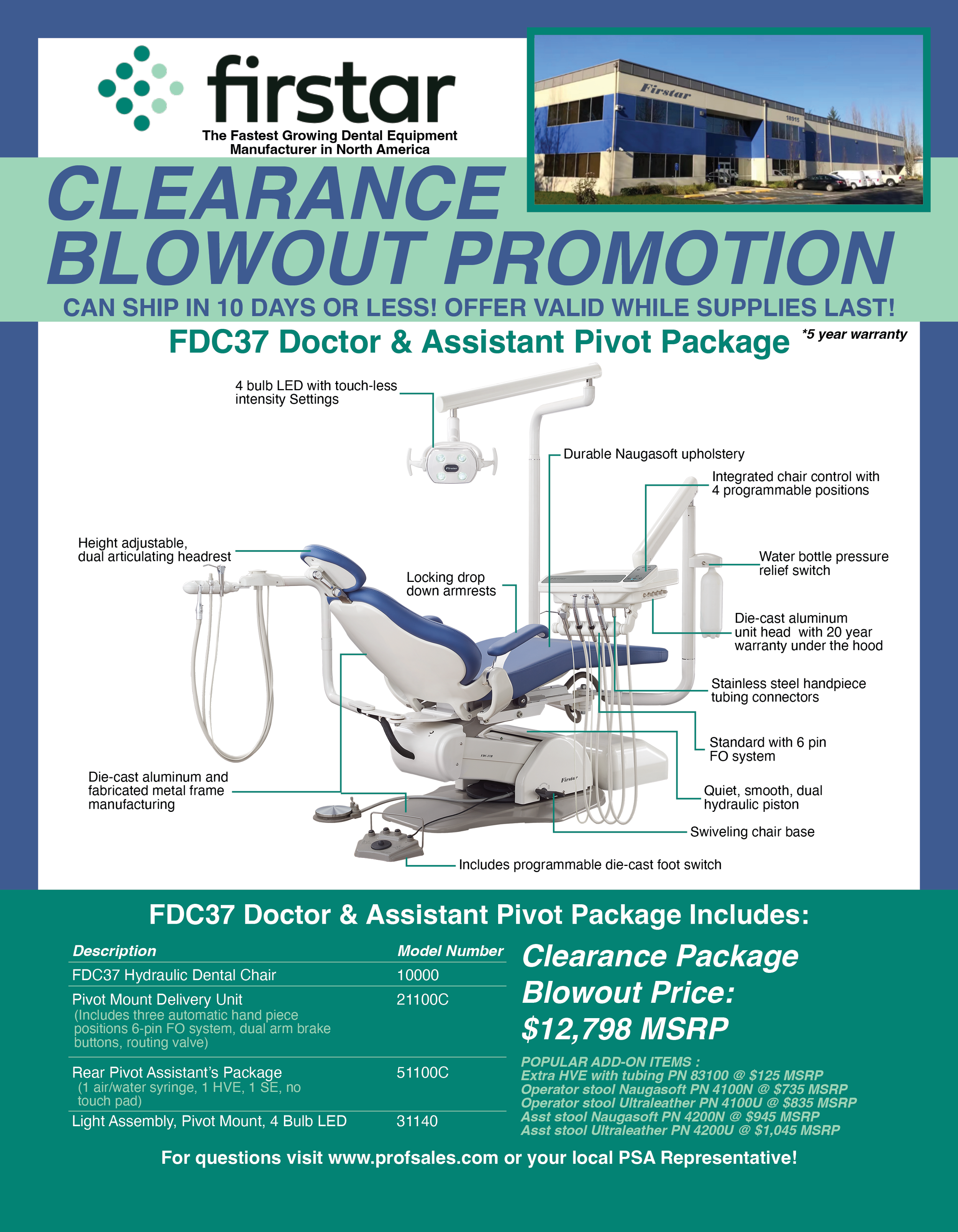 Firstar Dental Clearance Packages