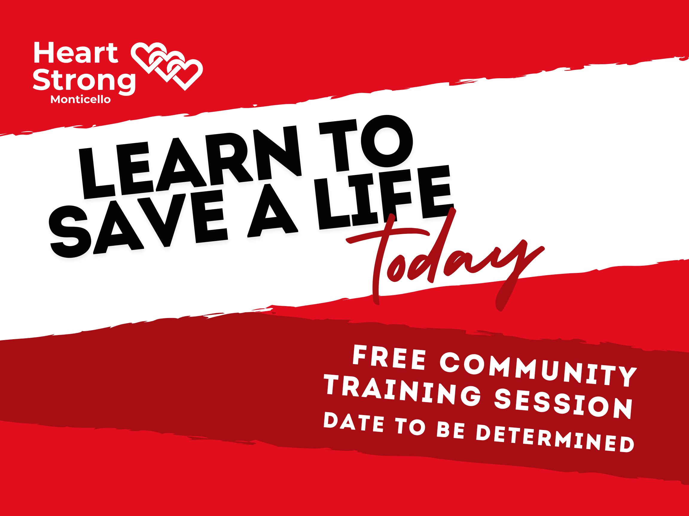 Community CPR/AED Training - Date to be Determined