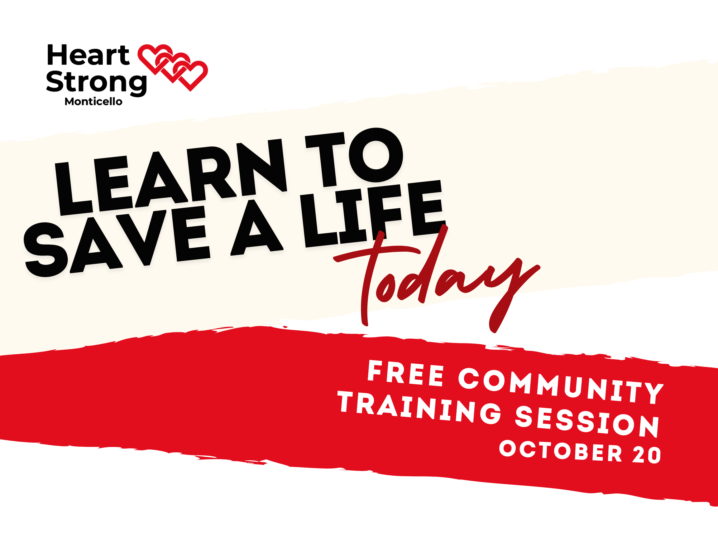 Community CPR/AED Training - October 20, 2026