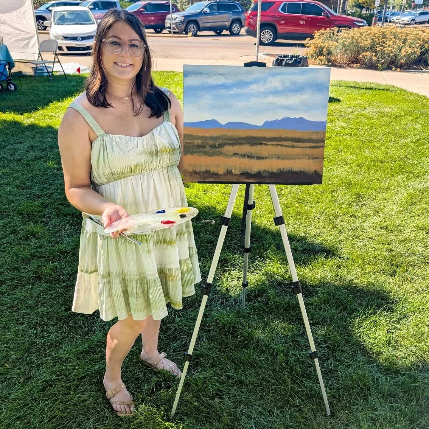 My art booth from the 2025 Greeley Arts Picnic! 🎨🖌️

See anything you like? Shoot me a message! ✉️

 I'll be at the 2025 Art in the Park located in Loveland, CO. at North Lake Park 2750 N Taft Ave! Find me in the market at booth C09 on August 9th a