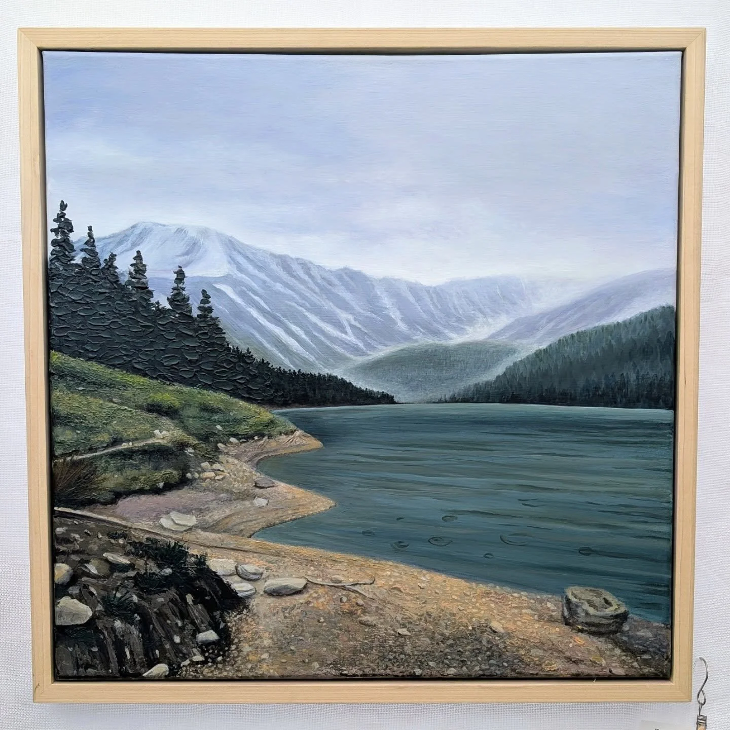 Painting the transition of seasons with acrylics! 🎨 Colorado is stunning during this time of year 🥰 I've wrapped up my final outdoor market of 2025, and now it's time to focus on creating again 🖌️ stay tuned for new art!
