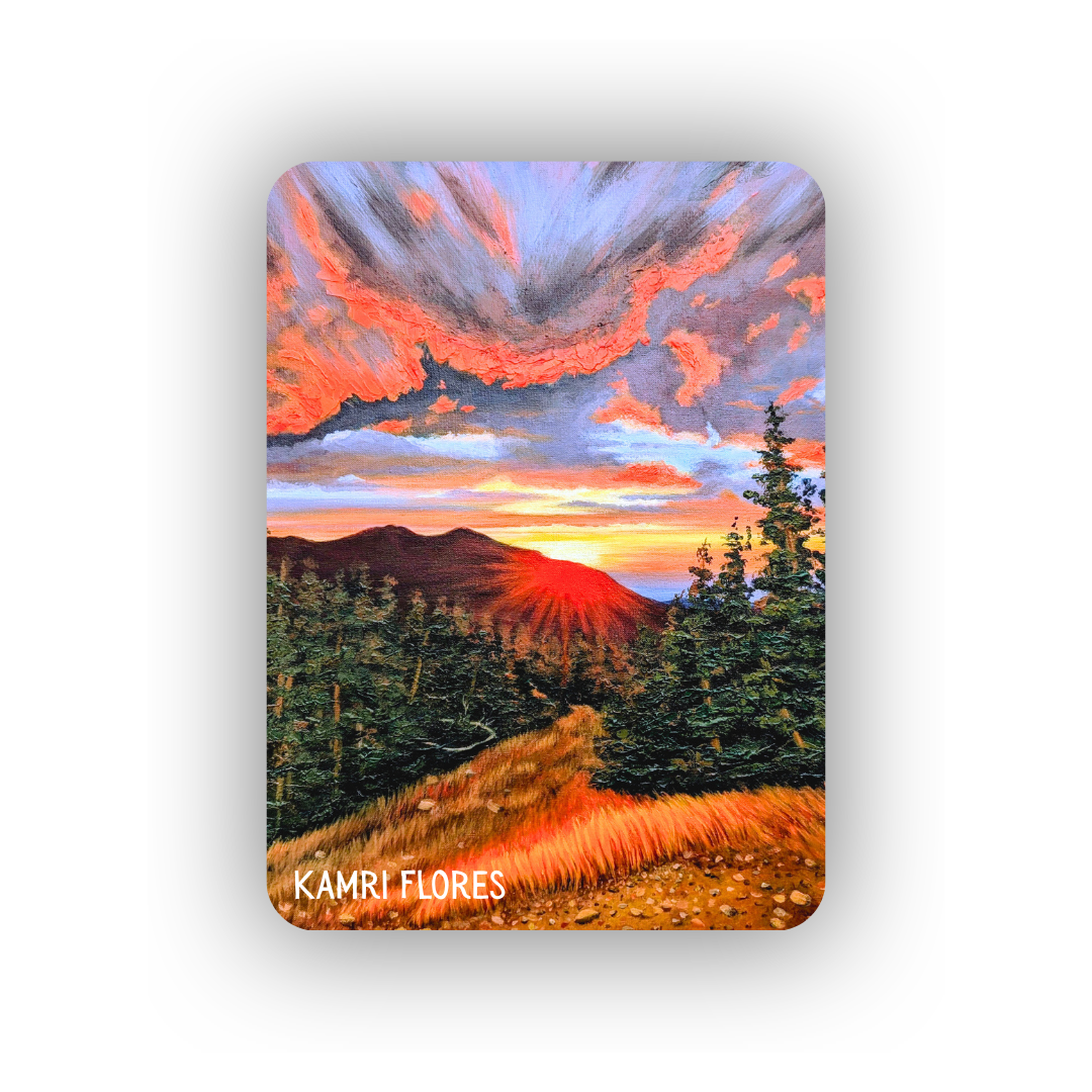 Longs Peak Sunrise Sticker